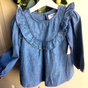 Old Navy Denim Shirt 4T NWT